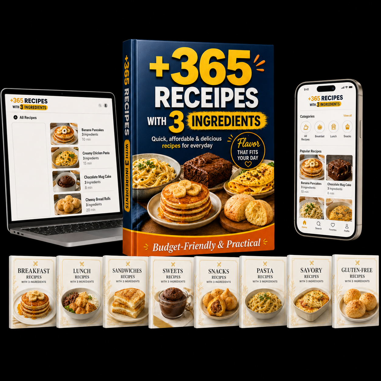 +365 3-Ingredient Recipes by Chef Luana